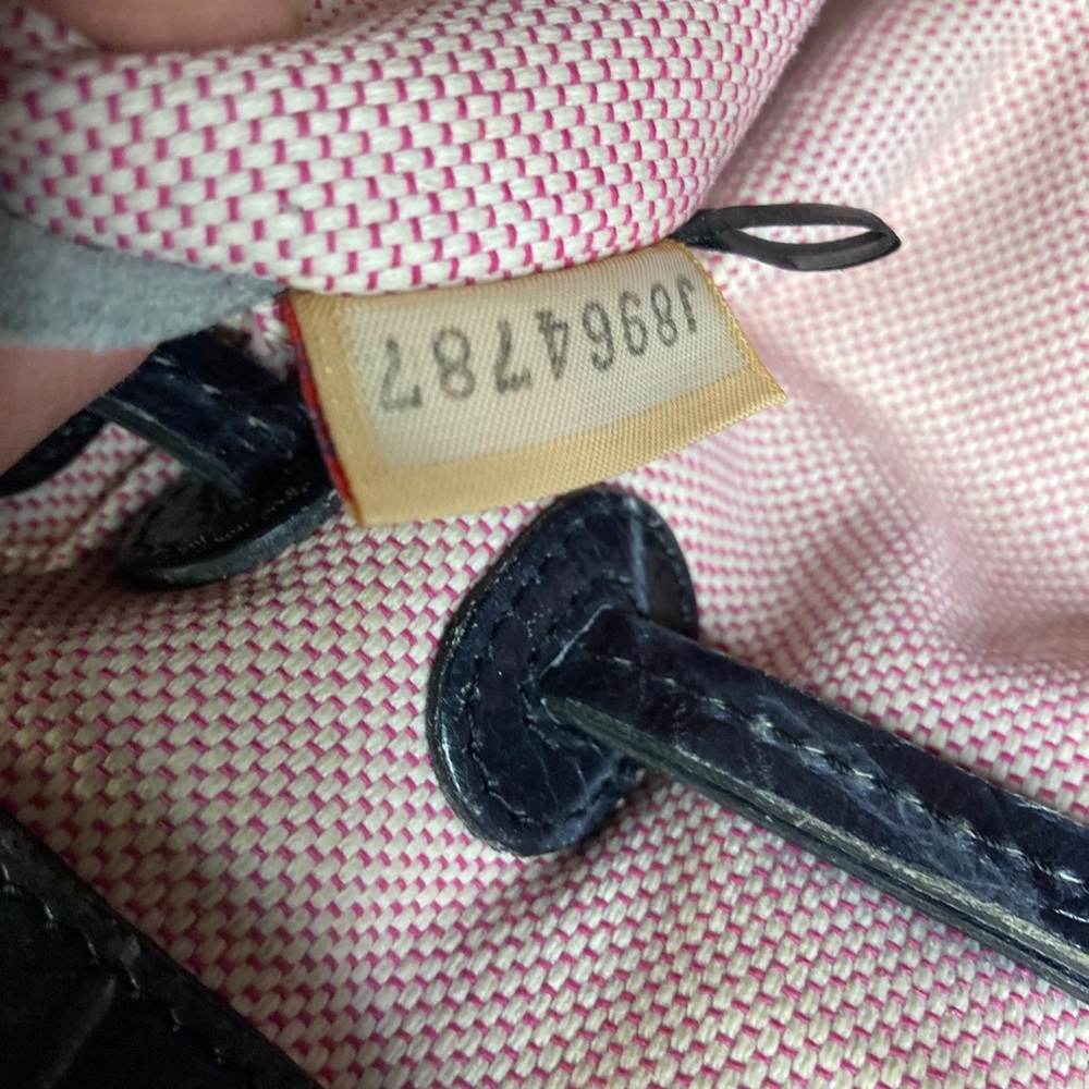 Dooney Bourke Blue Leather Shoulder Bag - Picture 7 of 11